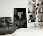 Darko Gray panel adding cyberpunk attitude to a man-cave