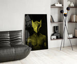 Darko Yellow panel adding cyberpunk attitude to a man-cave