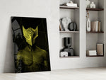 Darko Yellow glass print enhancing a studio with maker spark