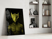 Darko Yellow glass print enhancing a studio with maker spark