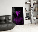 Darko Violet panel adding cyberpunk attitude to a man-cave