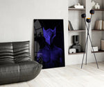 Darko Purple panel adding cyberpunk attitude to a man-cave