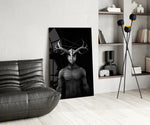 Donnie Gray panel adding cult-cinema mood to a man-cave