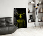 Donnie Yellow panel adding cult-cinema mood to a man-cave