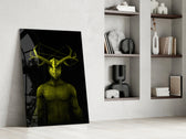 Donnie Yellow glass print enhancing a studio with maker spark
