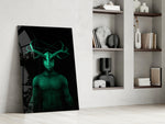 Donnie Green glass print enhancing a studio with maker spark