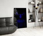 Donnie Blue panel adding cult-cinema mood to a man-cave