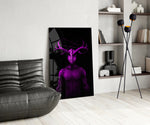 Donnie Purple panel adding cult-cinema mood to a man-cave