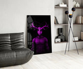 Donnie Purple panel adding cult-cinema mood to a man-cave