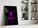 Donnie Purple glass print enhancing a studio with maker spark