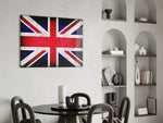 British Flag panel adding mod-music spirit to a teen room