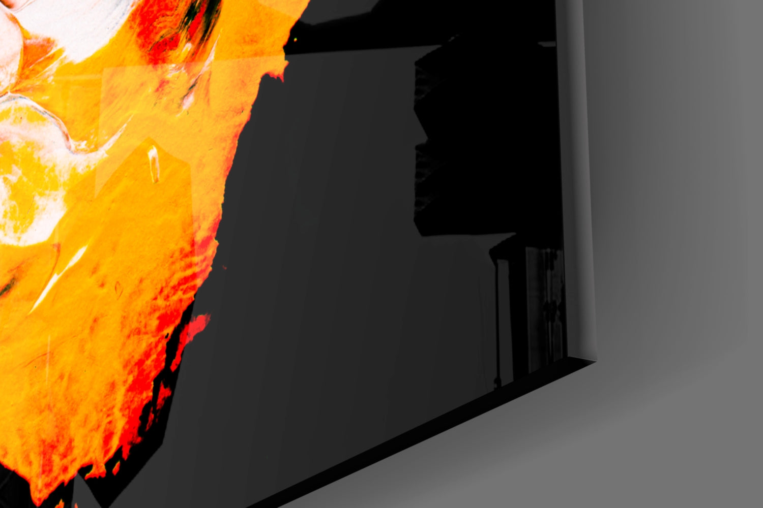 The Charm of Yellow Glass Wall Art.