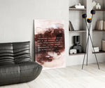 Bukowski Quotes panel adding introspective pulse to a reading nook