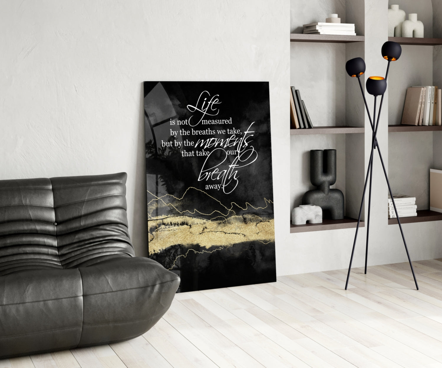 Words Glass Wall Art.