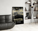 Words panel adding creative pulse to a teen room
