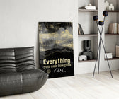 Words panel adding creative pulse to a teen room