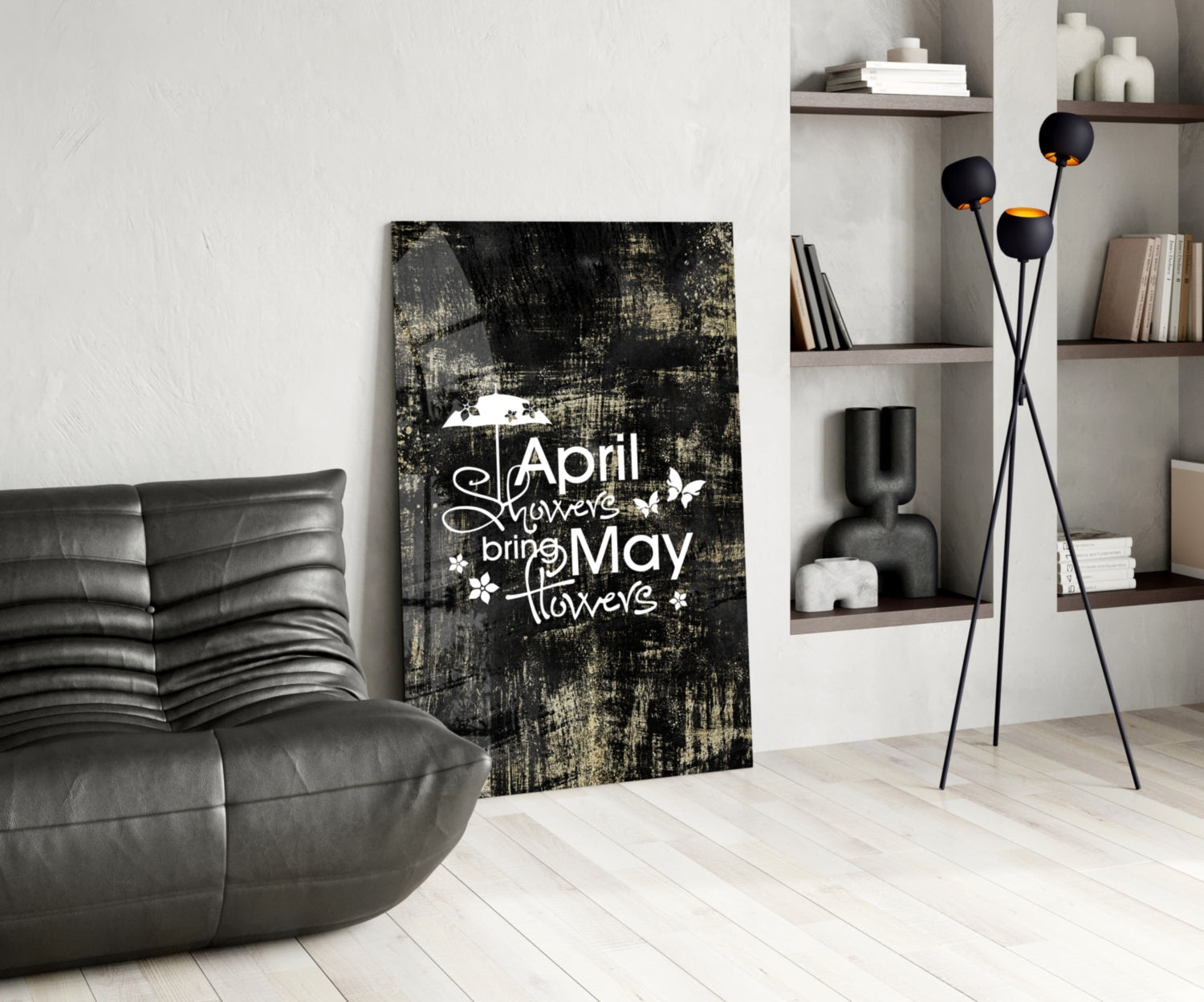 Words Glass Wall Art.