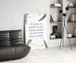 Bukowski Quotes panel adding introspective pulse to a reading nook