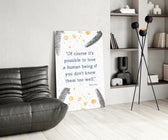 Bukowski Quotes panel adding introspective pulse to a reading nook