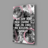Maya-Angelou panel bringing motivational drama to a contemporary living space