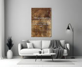 Close-up detail of slab-serif Mandela wisdom on cocoa parchment