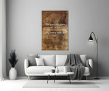 Mandela Quotes Glass Wall Art
