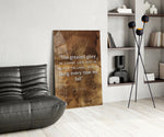 Mandela Quotes panel adding statement focal point to a foyer