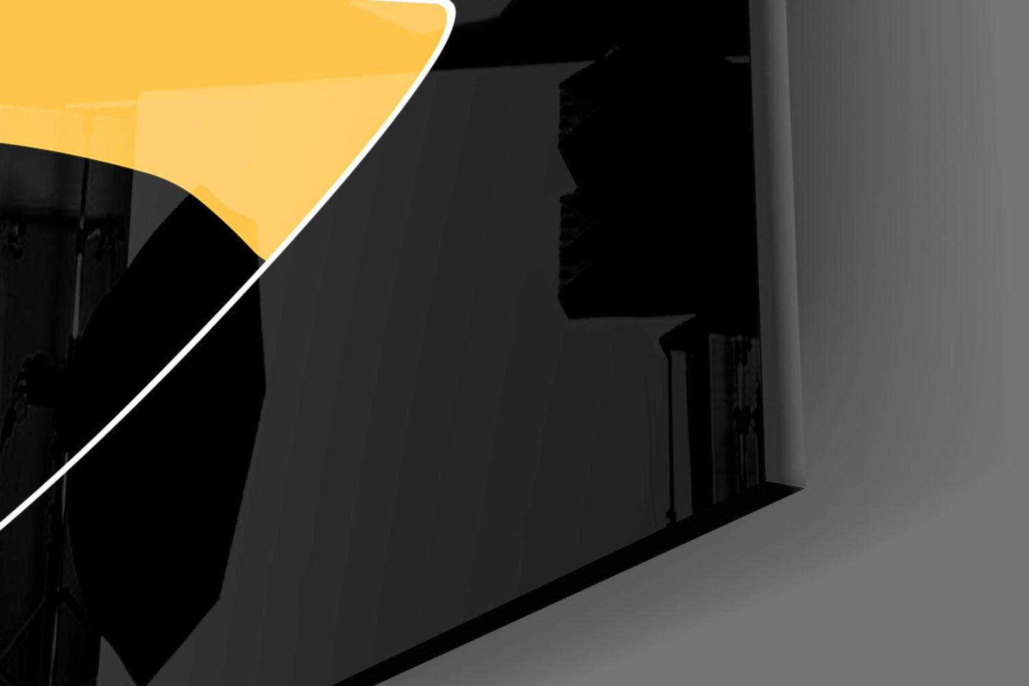 Abstract Colorful Portrait Glass Wall Art.