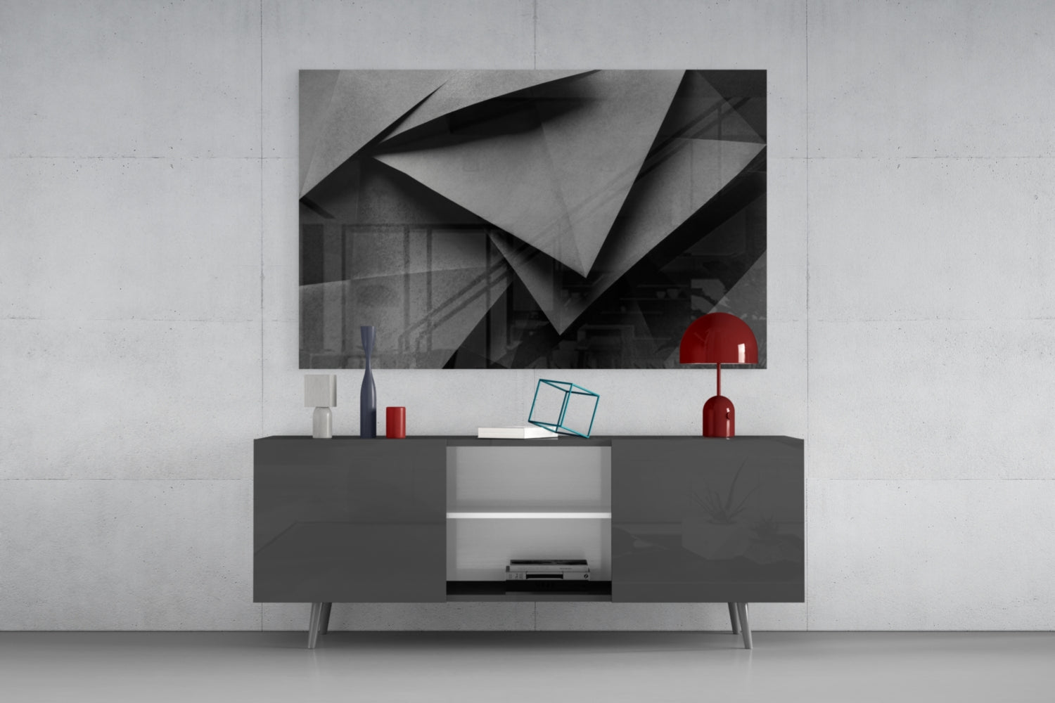 Cold Wall Glass Wall Art.