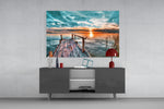 Sunset panel catching daylight to reveal its tactile grain