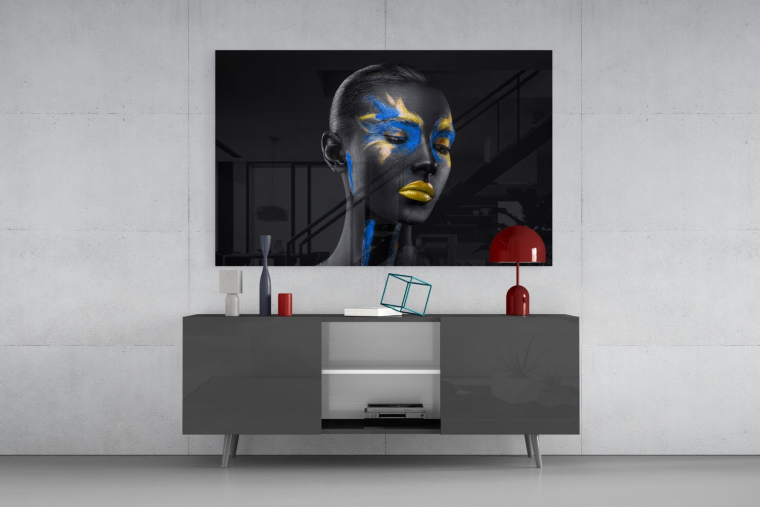 Women's Glass Wall Art.