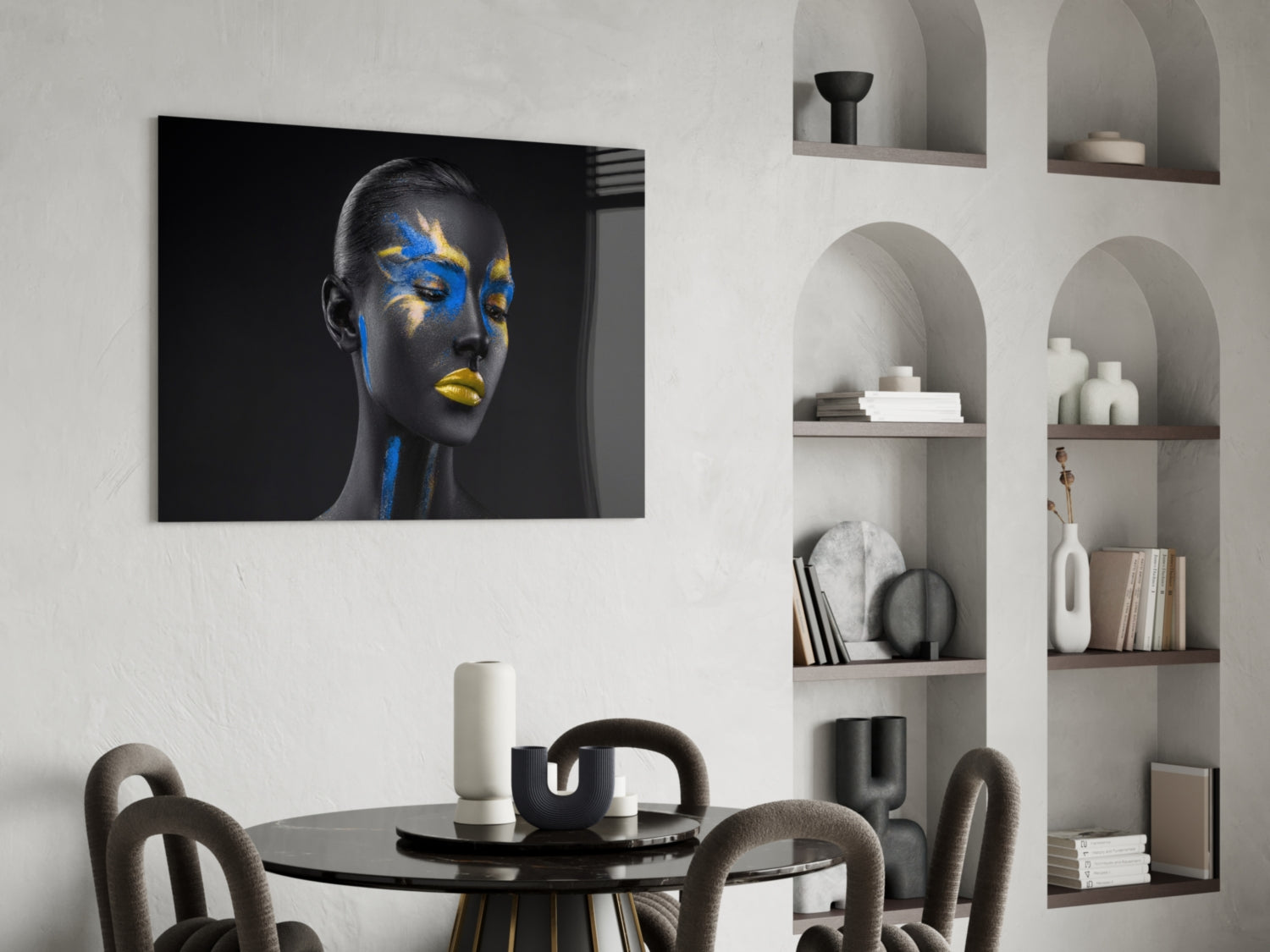 Women's Glass Wall Art.