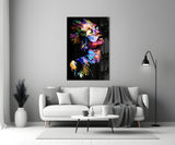 Effect Woman Glass Wall Art.