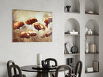 Poppy panel adding bookish charm to a study