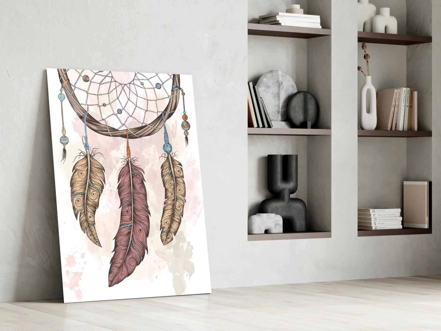 Dreamcatcher Glass Wall Art.