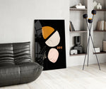 Abstract Acorn panel adding calm pulse to a hallway