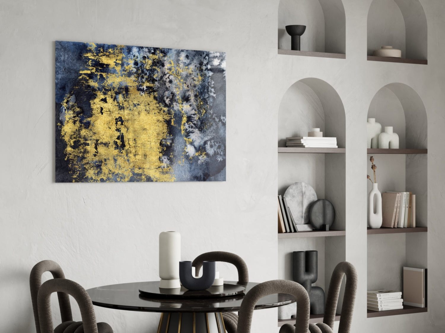 Gold Dust Glass Wall Art.