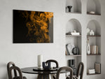 Orange Smoke panel adding ember mood to a man-cave