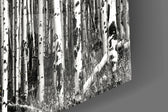 Yellow Forest artwork anchoring a wall with calm scandinavian palette