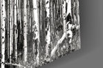 Pink Forest artwork anchoring a wall with bold romantic palette