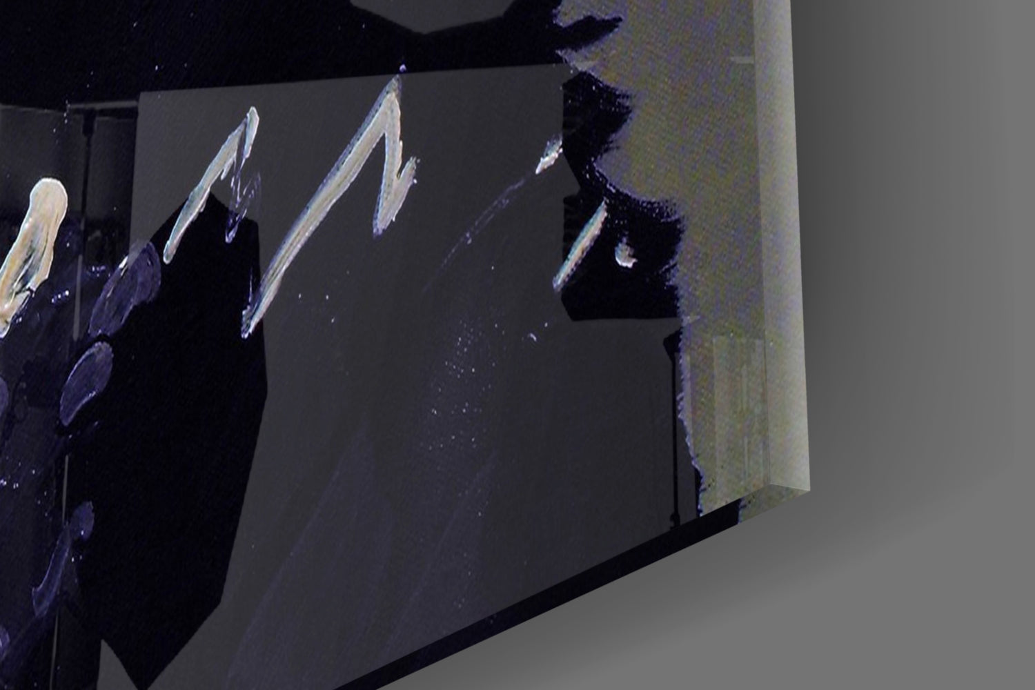 Thinking Monkey Glass Wall Art.