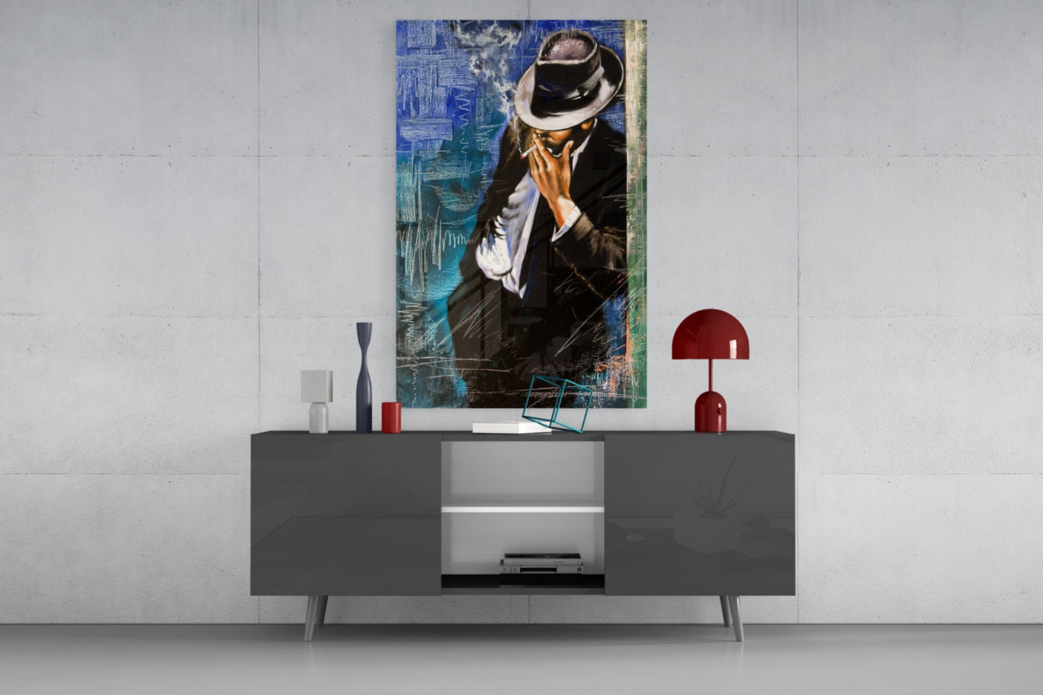 Smoking Glass Wall Art.