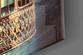 Caged Heart artwork anchoring a wall with soft romantic palette