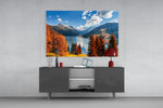 Lake View panel catching window light to reveal its luminous saturation