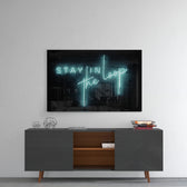 Stay in the Loop panel catching low light to reveal its electric saturation