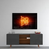 Hope panel catching low light to reveal its glowing saturation