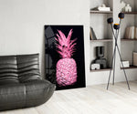 Pink Pineapple panel adding tropical mood to a kitchen