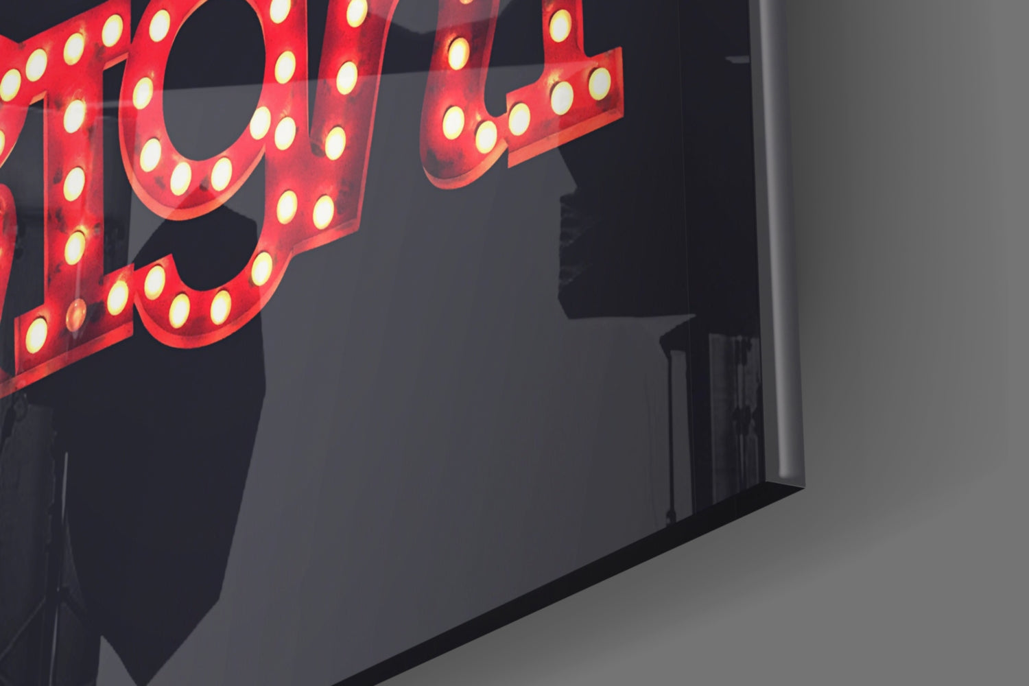 “Yeah you right” Glass Wall Art.