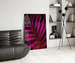 Purple Leaf panel adding neon mood to a teen room