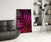 Purple Leaf panel adding neon mood to a teen room
